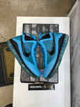NIKE LEBRON 7 ALL-STAR CHLORINE BLUE (2010) (PRE-OWNED) 375664401 SIZE 9