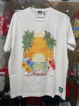 KITH HONOLULU SUNSET VINTAGE TEE WHITE