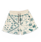ORIGINAL GRAIL MESH SHORTS PAISLEY CREAM GREEN