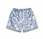 BRAVEST STUDIOS FLOWER SHORTS GREY