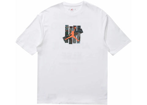 JORDAN X UNDEFEATED STRIKES TEE WHITE SIZE M, L