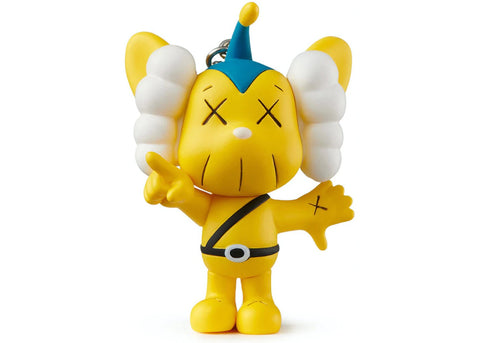KAWS TOKYO FIRST JPP KEYCHAIN YELLOW