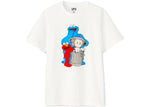 KAWS X UNIQLO X SESAME STREET COMPANION TRASH CAN TEE WHITE (PRE-OWNED) SIZE M