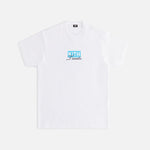 KITH TREATS MIAMI CAFÉ TEE WHITE BLUE BOGO SIZE L