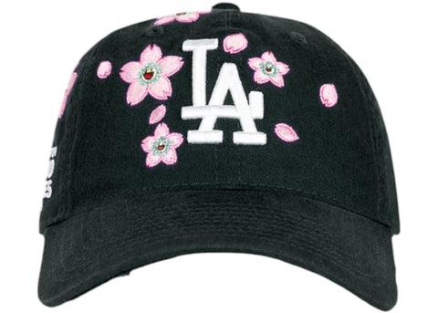 NEW ERA X TAKASHI MURAKAMI X MLB WORLD TOUR TOKYO SERIES 2025 NEW ERA 9TWENTY DODGERS STRAPBACK HAT BLACK