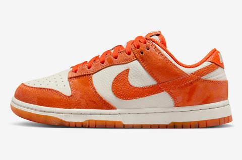 NIKE DUNK LOW CRACKED ORANGE (WOMEN'S) FN7773001 SIZE 6W, 6.5W, 7W