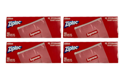 SUPREME ZIPLOC BAGS (BOX OF 30) SS20