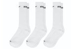 STUSSY X NIKE DRI-FIT CREW SOCKS (3 PACK) WHITE