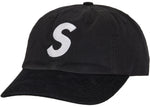 SUPREME 2-TONE S LOGO 6-PANEL BLACK SS24