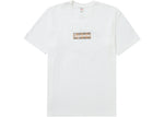 SUPREME BURBERRY BOX LOGO TEE WHITE