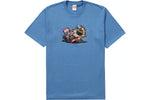 SUPREME CRASH TEE DUSTY LIGHT ROYAL SIZE M