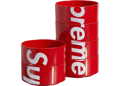 SUPREME HELLER BOWLS (SET OF 6) RED