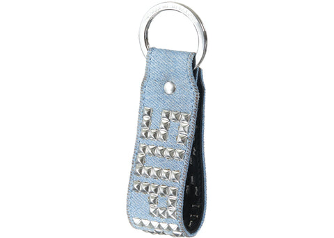 SUPREME HOLLYWOOD TRADING COMPANY STUDDED KEYCHAIN DENIM SS23