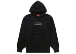SUPREME INSIDE OUT BOX LOGO HOODED SWEATSHIRT BLACK SIZE M