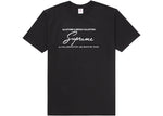 SUPREME MARTINE ROSE TEE BLACK SIZE M