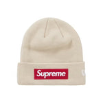 SUPREME NEW ERA BOX LOGO BEANIE STONE FW24