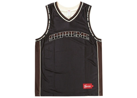 SUPREME REVERSIBLE BASKETBALL JERSEY BLACK (PRE-OWNED) SIZE L