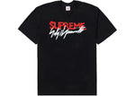 SUPREME YOHJI YAMAMOTO LOGO TEE BLACK SIZE M