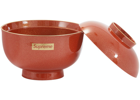 SUPREME ZONI GLITTER BOWL RED FW23
