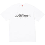 SUPREME SCRIPT TEE WHITE