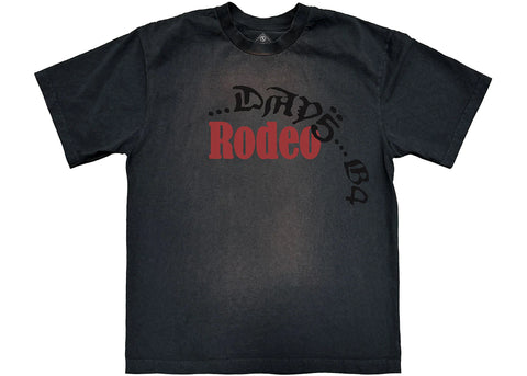 TRAVIS SCOTT CACTUS JACK X SP5DER DAYS BEFORE RODEO I TEE BLACK