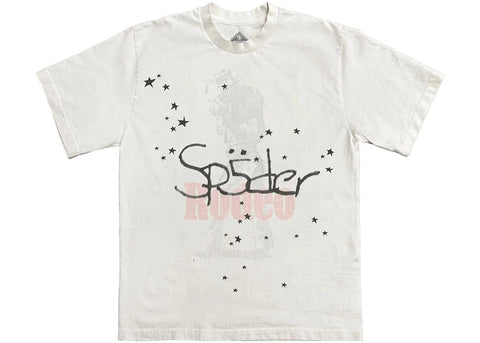TRAVIS SCOTT CACTUS JACK X SP5DER DAYS BEFORE RODEO II TEE WHITE