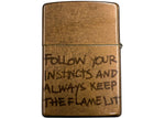 TRAVIS SCOTT RELIC ZIPPO LIGHTER BROWN