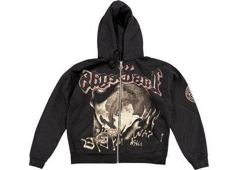 TRAVIS SCOTT UTOPIA MY EYES ZIP HOODIE BLACK