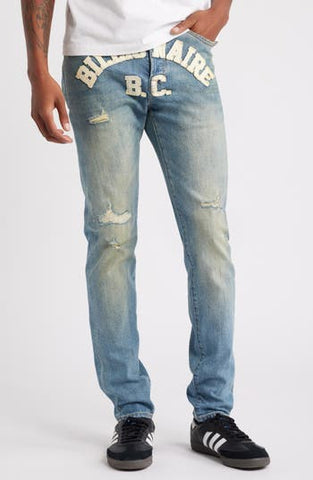 BILLIONAIRE BOYS CLUB BB TREK JEAN (SLIM FIT) BLUE SIZE 30