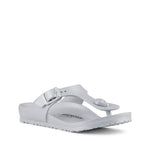 BIRKENSTOCK KIDS GIZEH EVA METALLIC SILVER 1003497 SIZE 1