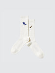 KAWS X UNIQLO WARHOL BANANA SOCKS WHITE SIZE 8-11