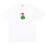 SUPREME GRINCH TEE HEATHER WHITE