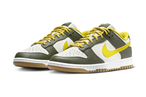 NIKE DUNK LOW RETRO PREMIUM CARGO KHAKI VIVID SULFUR FV3629371 SIZE 10
