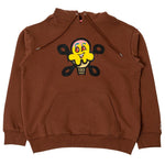 ICECREAM WRENCH HOODIE BROWN SIZE 2XL