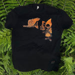 ROOTS ROLL REGGAE JAWA CAMPOUT TEE BLACK