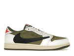JORDAN 1 RETRO LOW OG SP TRAVIS SCOTT MEDIUM OLIVE DM7866200 SIZE 11.5