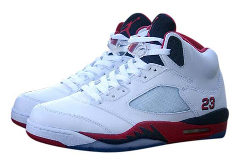 JORDAN 5 RETRO FIRE RED BLACK TONGUE (2013) 136027120 SIZE 9