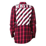 OFF-WHITE FLANNEL RED (PRE-OWNED) SIZE S