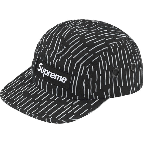 SUPREME MILITARY CAMP CAP BLACK RAINDROP FW24