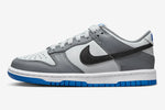 NIKE DUNK LOW COOL GREY LIGHT PHOTO BLUE (GS) FB9109001 SIZE 5.5Y, 6Y