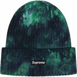 SUPREME OVERDYED BEANIE SPLATTER GREEN