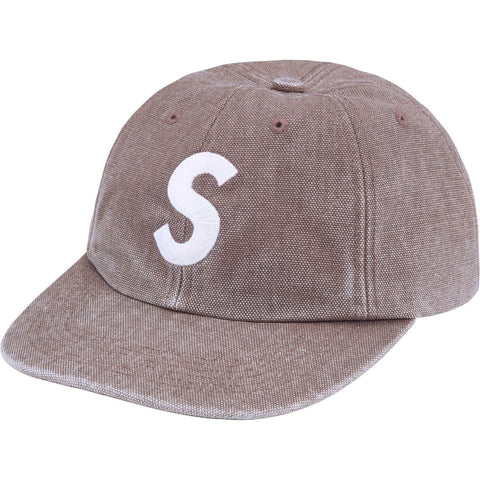 SUPREME PIGMENT S LOGO 6-PANEL KHAKI FW24