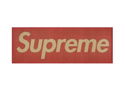 SUPREME WOVEN STRAW MAT RED