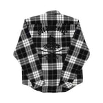 SUPREME HYSTERIC GLAMOUR PLAID FLANNEL SHIRT BLACK SS21 SIZE S