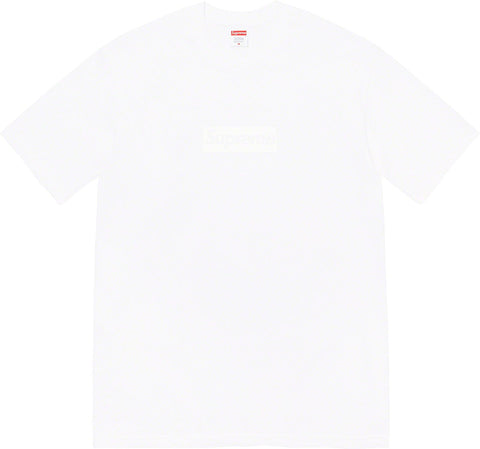 SUPREME TONAL BOX LOGO TEE WHITE SS23