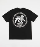 STUSSY IST LION TEE BLACK SIZE L