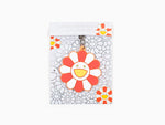 TAKASHI MURAKAMI FLOWER RUBBER KEYCHAIN CLEAR RED