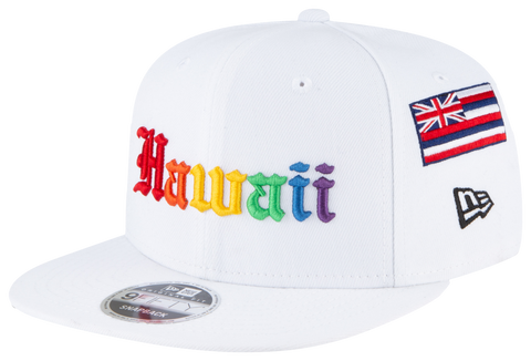 NEW ERA HAWAII ICON SNAPBACK CAP WHITE