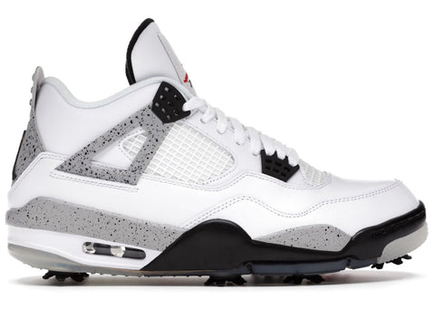 JORDAN 4 RETRO GOLF WHITE CEMENT CU9981100 SIZE 13
