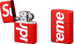 SUPREME LOGO ZIPPO RED